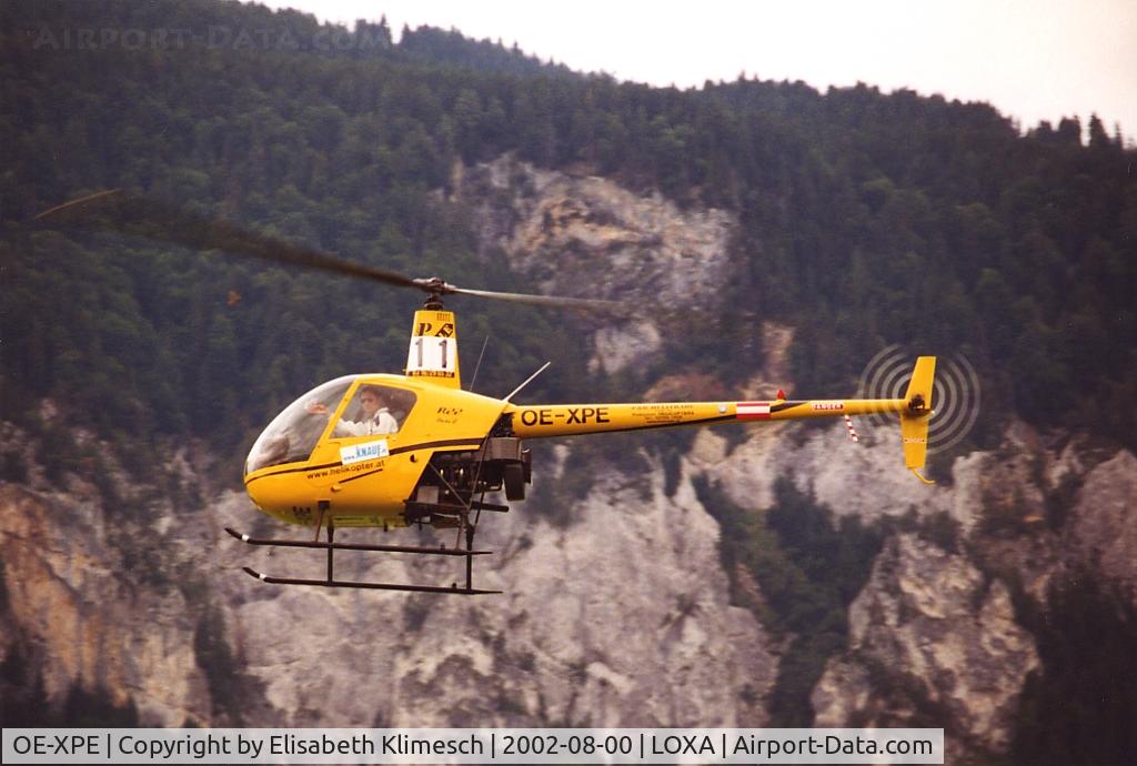 OE-XPE, 2002 Robinson R22 Beta II C/N 3327, at Aigen im Ennstal Airfield