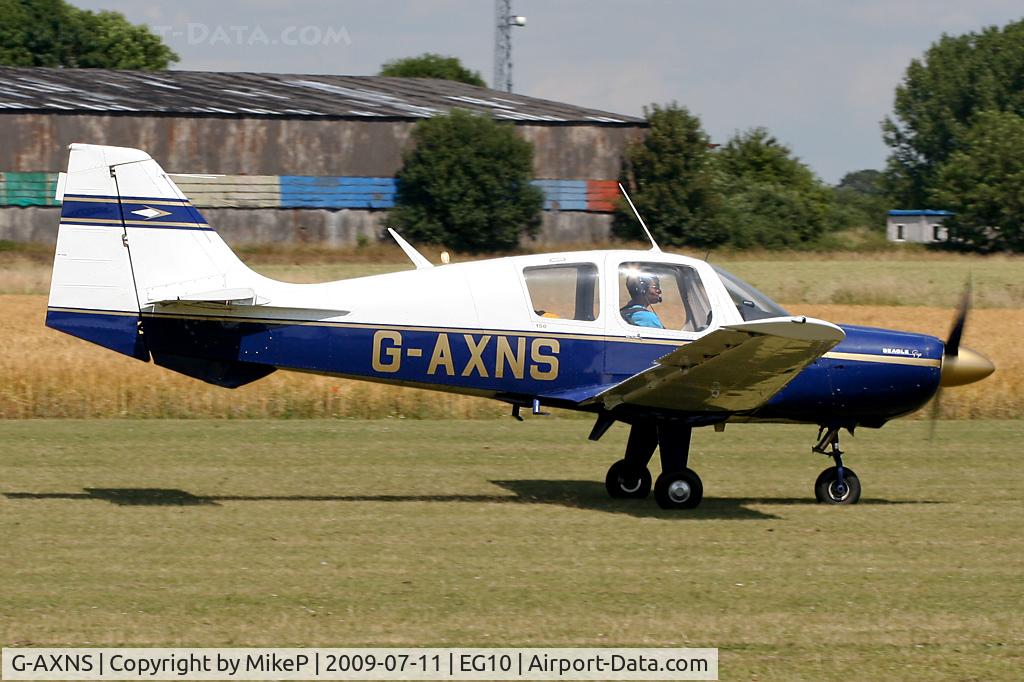 G-AXNS, 1969 Beagle B-121 Pup Series 2 (Pup 150) C/N B121-110, Rolling down Runway 11.