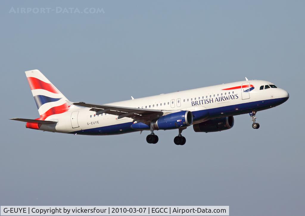 G-EUYE, 2009 Airbus A320-232 C/N 3912, British Airways