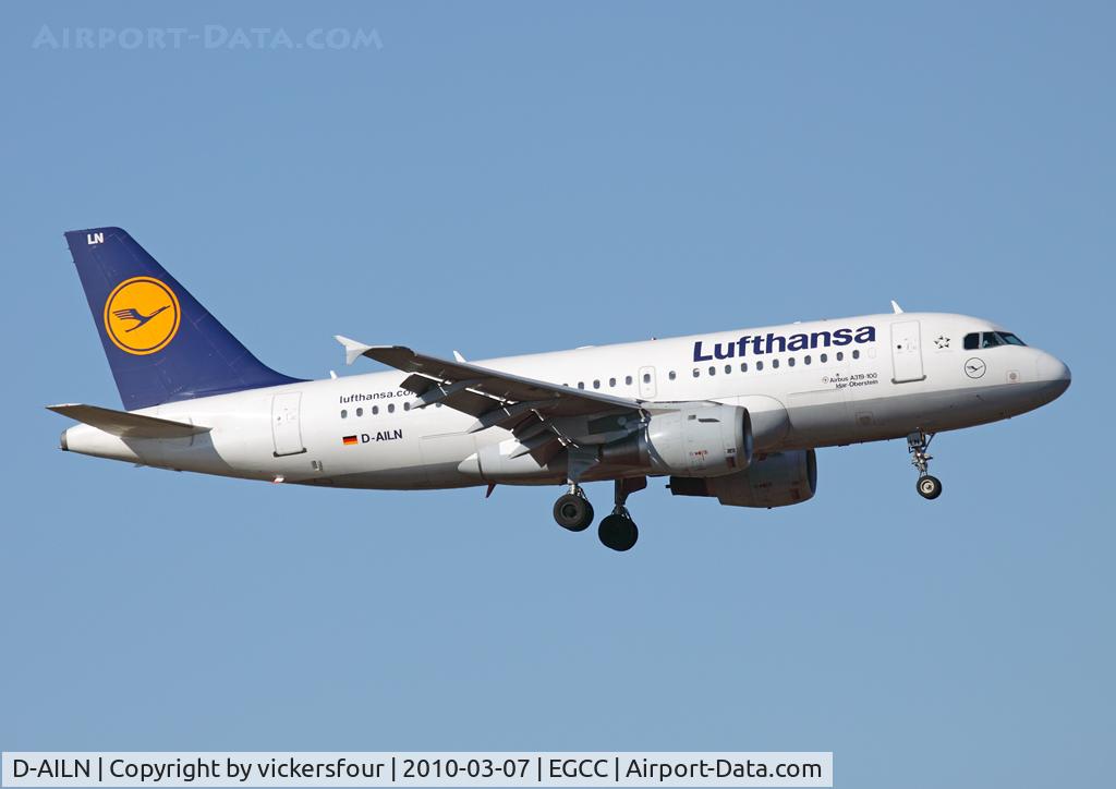 D-AILN, 1997 Airbus A319-114 C/N 700, Lufthansa