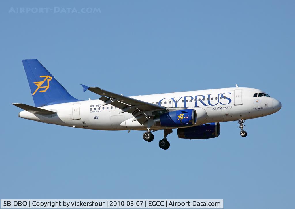 5B-DBO, 2002 Airbus A319-132 C/N 1729, Cyprus Airways