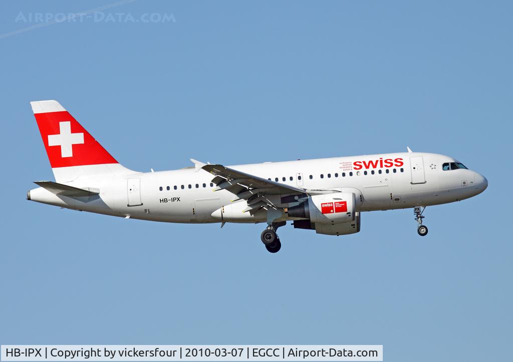 HB-IPX, 1996 Airbus A319-112 C/N 612, Swiss International Airlines
