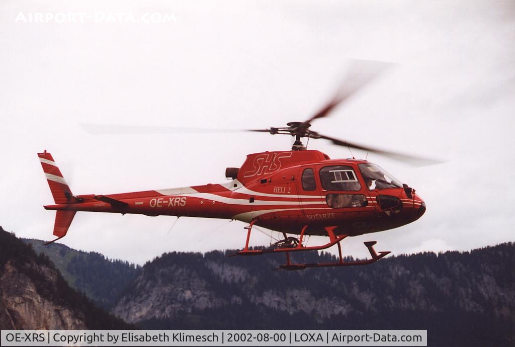 OE-XRS, 1987 Aerospatiale AS-350B-1 Ecureuil C/N 2021, at Aigen im Ennstal Airfield