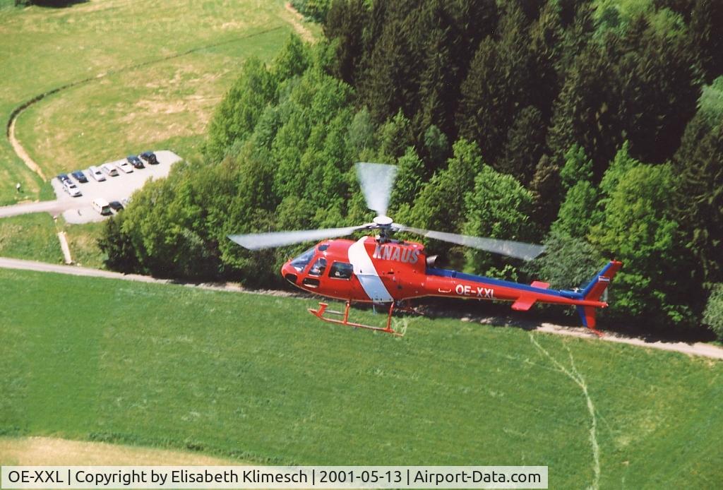 OE-XXL, 1999 Aerospatiale AS-350B-2 Ecureuil C/N 9014, at Formula 1 Grand Prix in Spielberg