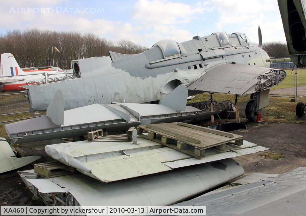 XA460, 1956 Fairey Gannet ECM.6 C/N F9313, AeroVenture - Doncaster. Gannet ECM6 (c/n F.9313).