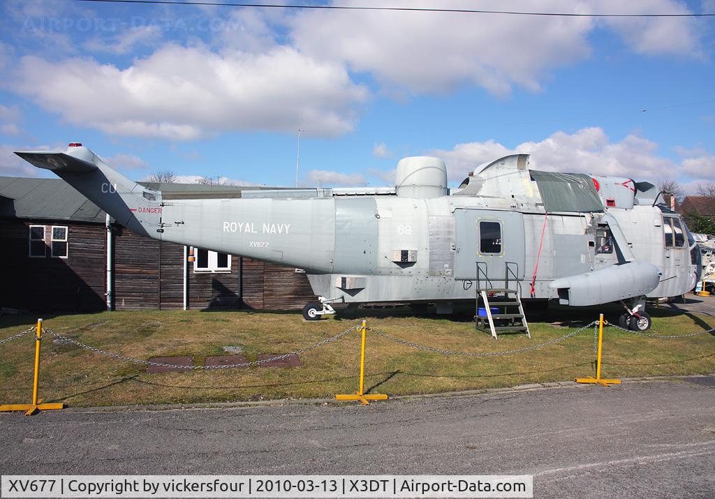 XV677, 1970 Westland Sea King HAS.6 C/N WA665, AeroVenture - Doncaster. Sea King HAS6 (c/n WA665).