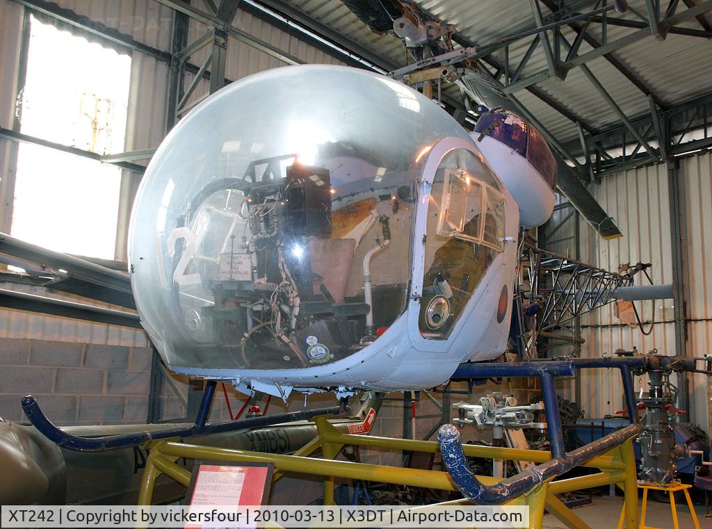 XT242, 1966 Westland Sioux AH.1 C/N WA401, AeroVenture - Doncaster