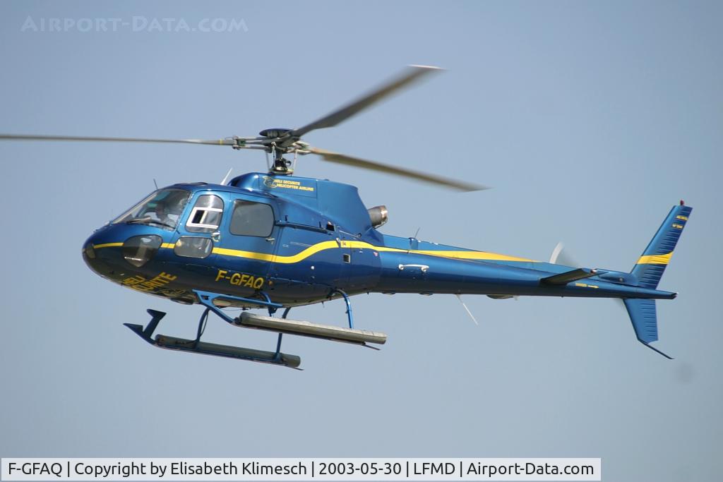 F-GFAQ, Eurocopter AS-350B-2 Ecureuil C/N 2048, at Cannes Airport