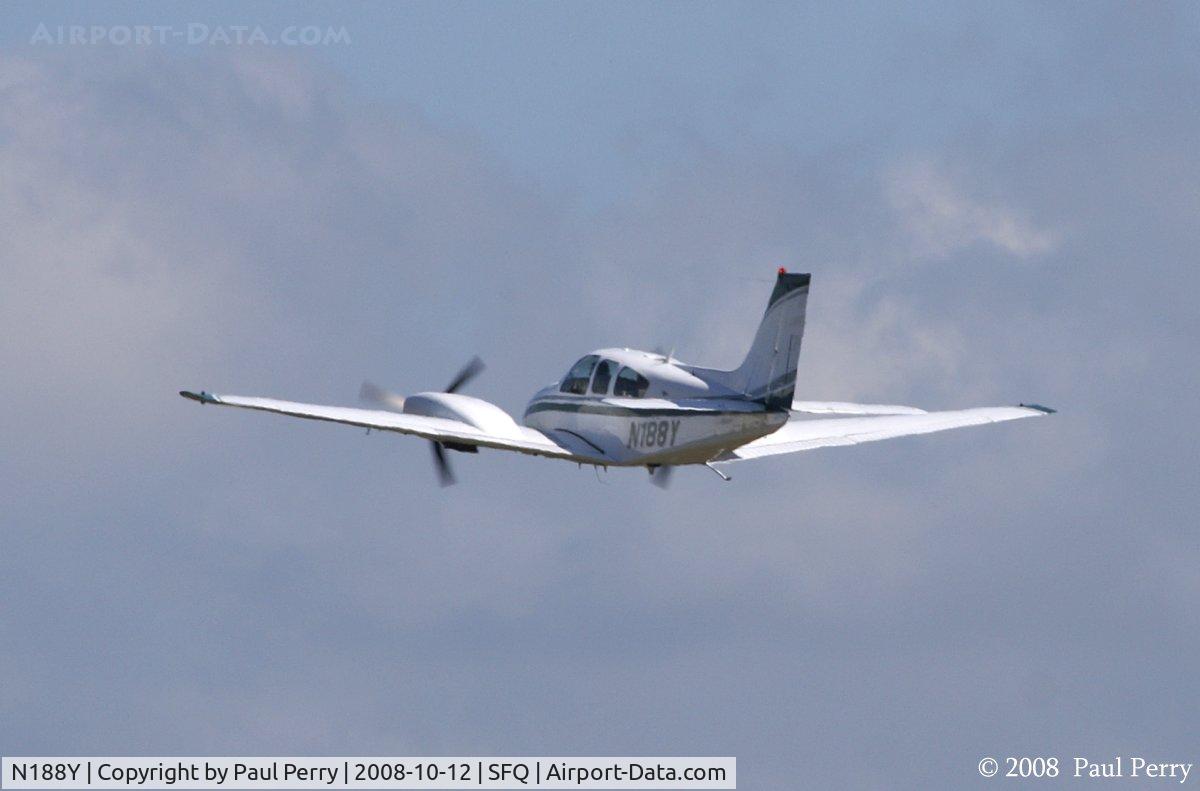 N188Y, 1964 Beech 95-B55 (T42A) Baron C/N TC-790, Airborne and outbound