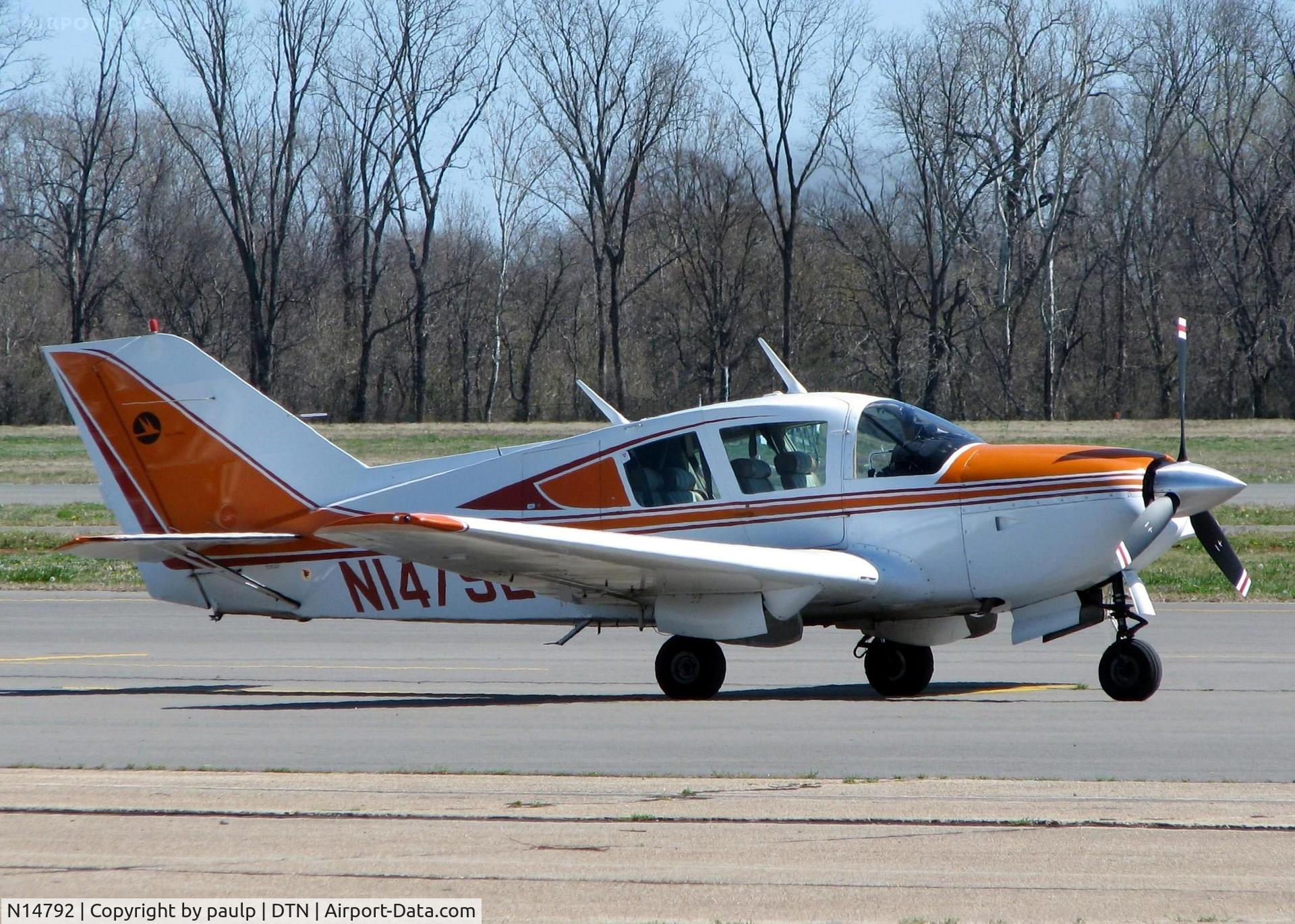 N14792, 1973 Bellanca 17-30A Viking C/N 74-30645, Parked at Downtown Shreveport.