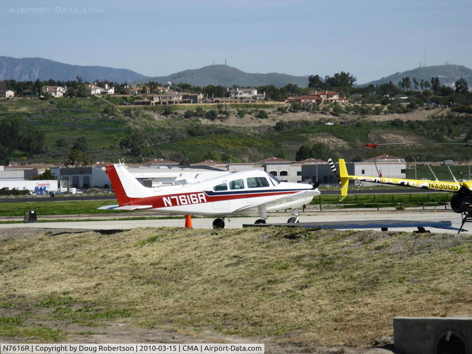 N7616R, 1969 Beech B23 Musketeer C/N M-1239, 1969 Beech B23 MUSKETEER CUSTOM III, Lycoming O&VO-360 180 Hp
