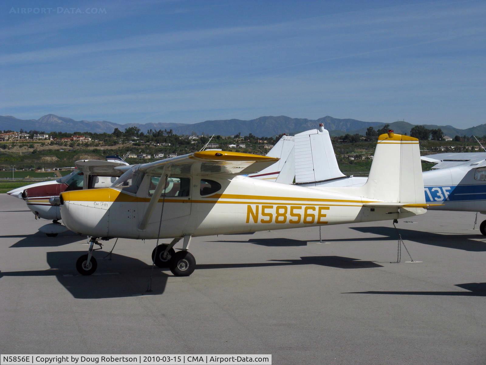 N5856E, 1959 Cessna 150 C/N 17356, 1959 Cessna 150, Continental O-200 100 Hp