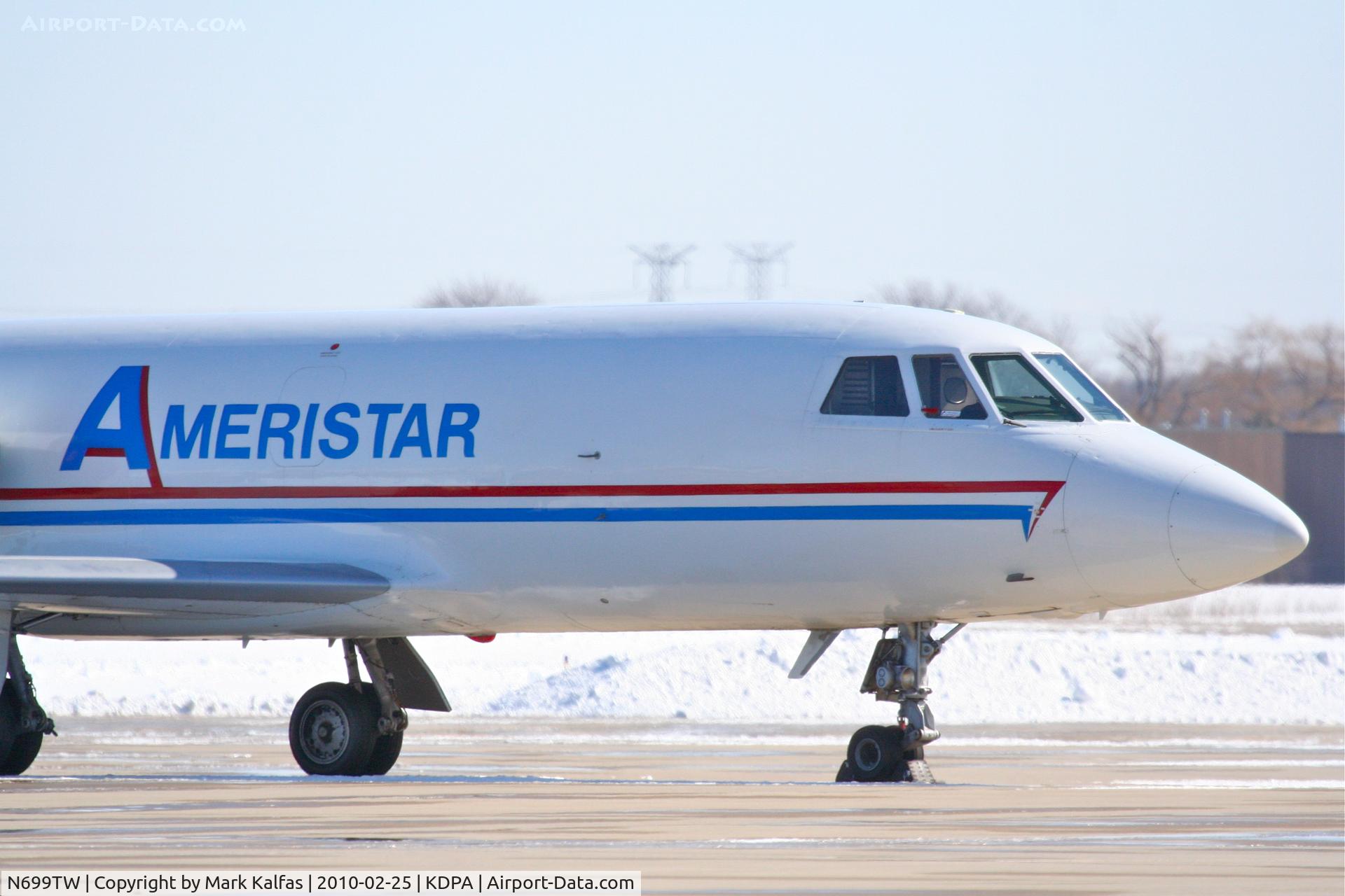 N699TW, 1966 Dassault Falcon (Mystere) 20C C/N 50, Ameristar FALCON 20C, N699TW on the ramp at KDPA.