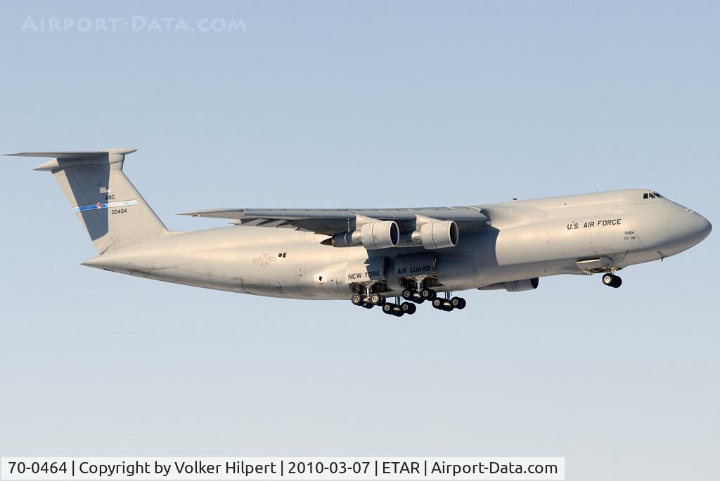 70-0464, 1970 Lockheed C-5A Galaxy C/N 500-0078, C-5 New York Air Guard