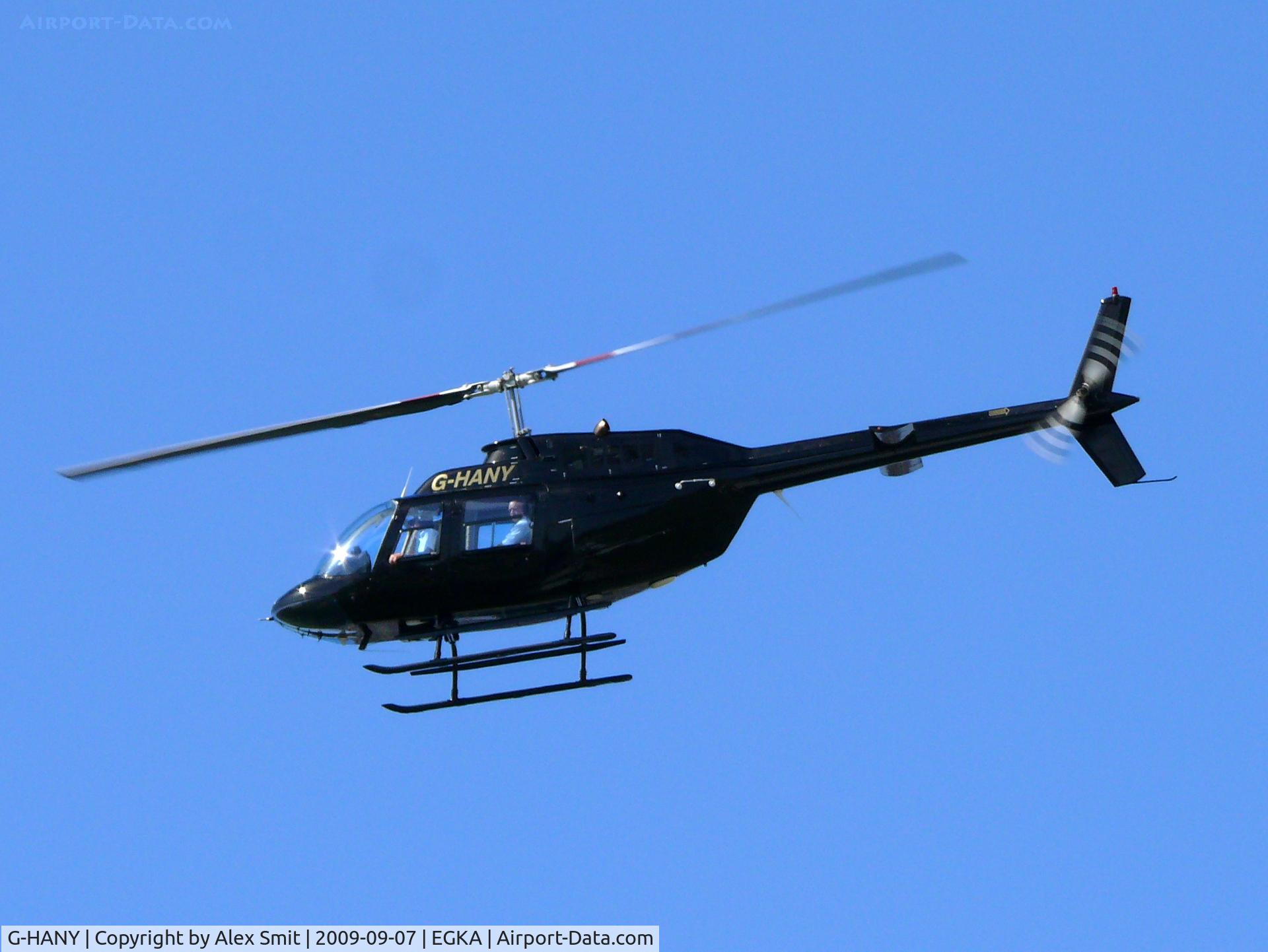 G-HANY, 1980 Agusta AB-206B JetRanger II C/N 8598, Bell AB206B3 Jet Ranger 3 G-HANY Hirecopter ltd
