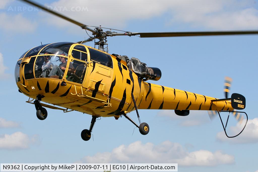 N9362, 1970 Aerospatiale SA-316B Alouette III C/N 1739, Breighton arrival.