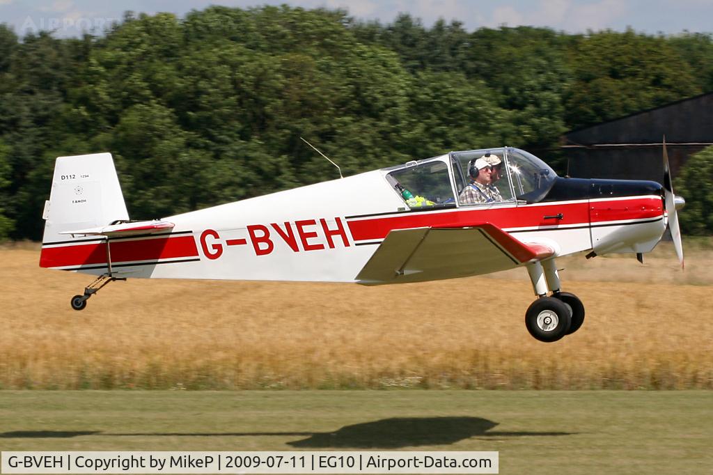 G-BVEH, 1964 Jodel D-112 C/N 1294, About to land on r/w 11 at Breighton.