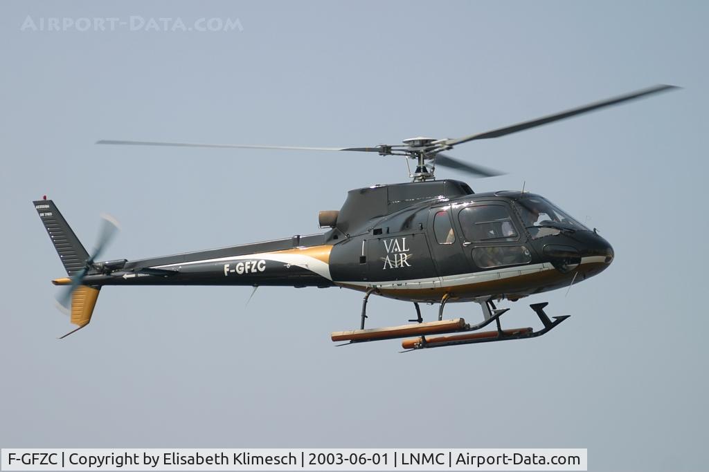F-GFZC, Aerospatiale AS-350BA Ecureuil C/N 2163, at Monaco Heliport