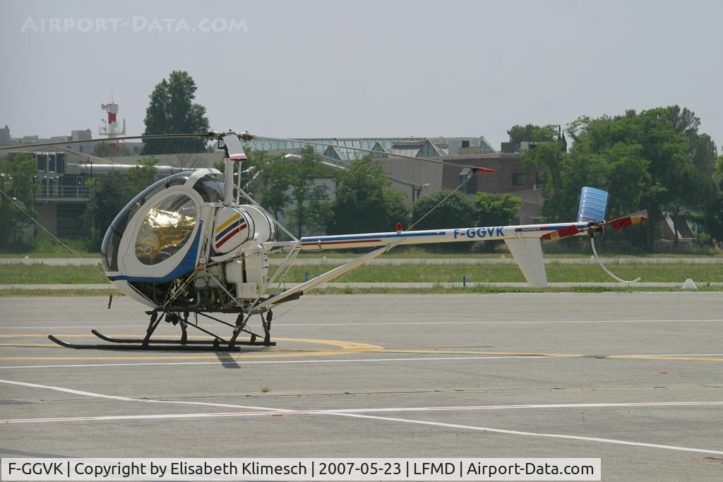 F-GGVK, 1990 Helicorse Schweizer 300C C/N S-1449, at Cannes Airport