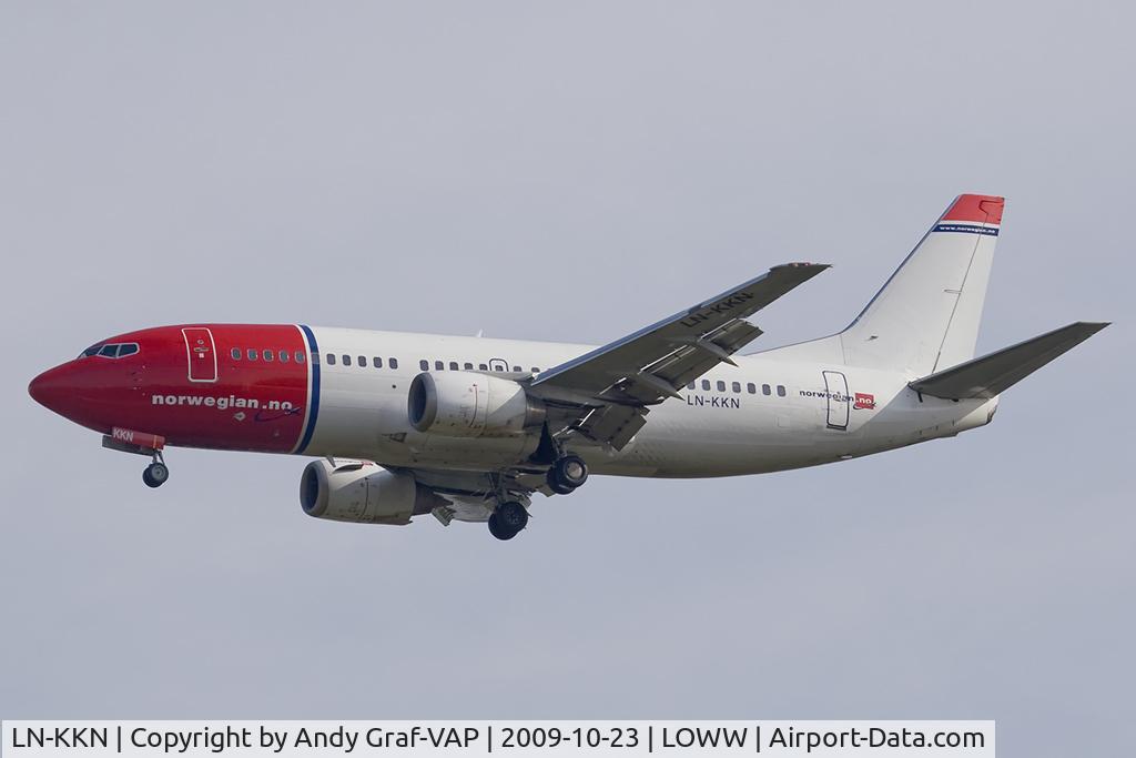 LN-KKN, 1991 Boeing 737-3Y0 C/N 24910, Norwegian 737-300