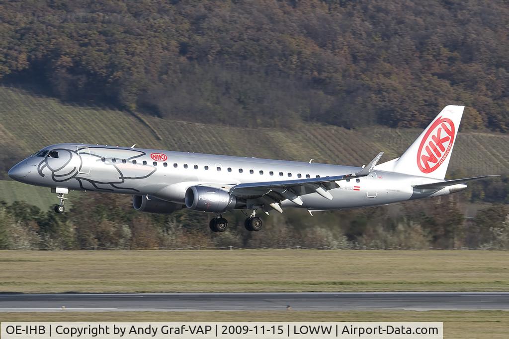 OE-IHB, 2009 Embraer 190LR (ERJ-190-100LR) C/N 19000294, NIKI EMB190