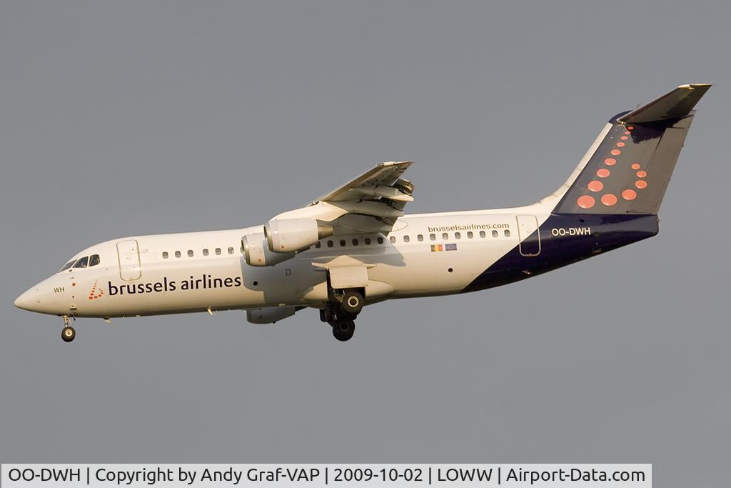 OO-DWH, 1998 British Aerospace Avro 146-RJ100 C/N E3340, Brussel Airlines Bae146
