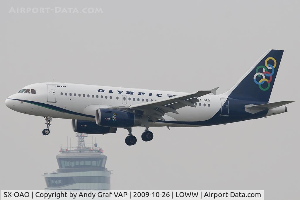 SX-OAO, 2011 Airbus A319-132 C/N 1880, Olympic A319