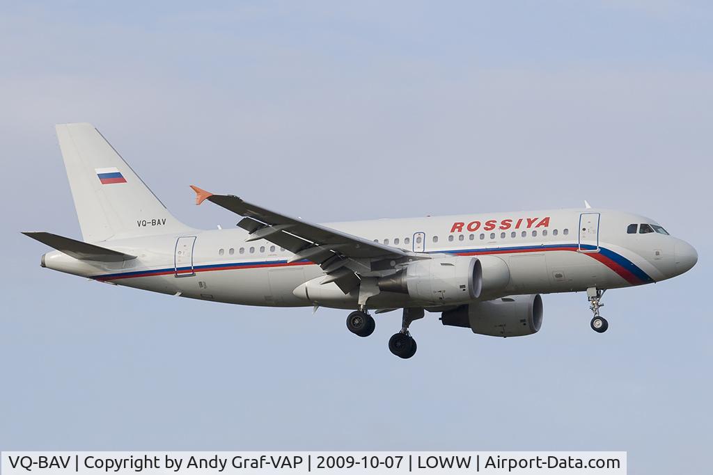 VQ-BAV, 2002 Airbus A319-111 C/N 1743, Rossjia A319