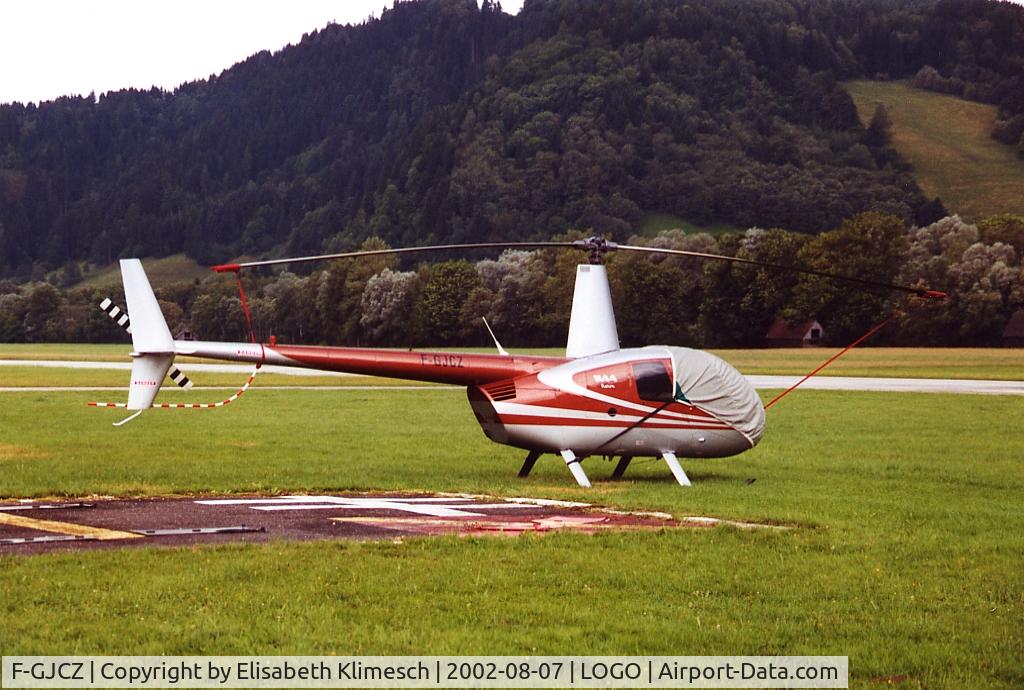 F-GJCZ, Robinson R44 C/N 0496, at Niederoeblarn Airfield