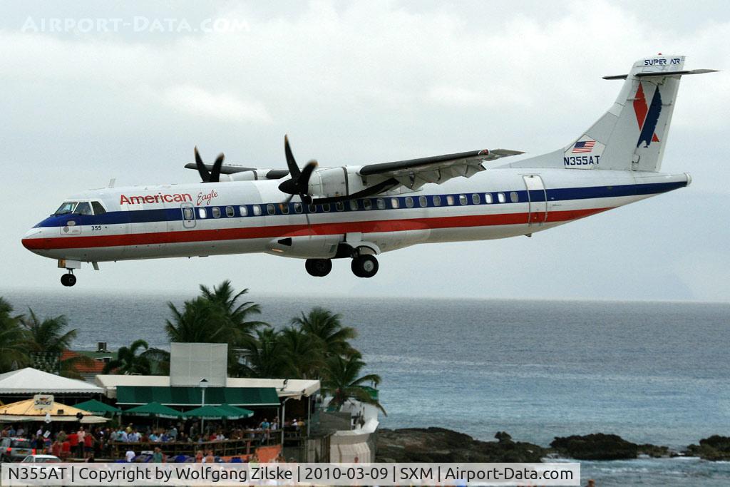 N355AT, 1993 ATR 72-212 C/N 355, visitor