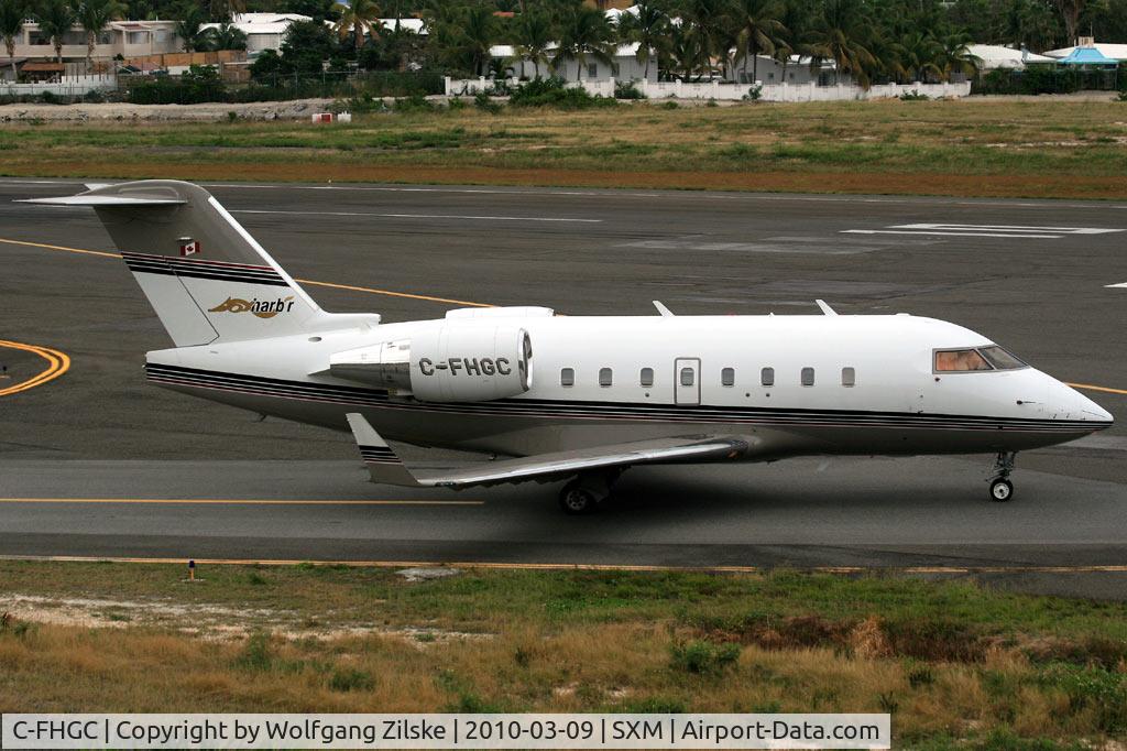C-FHGC, Canadair Challenger 604 (CL-600-2B16) C/N 5453, visitor