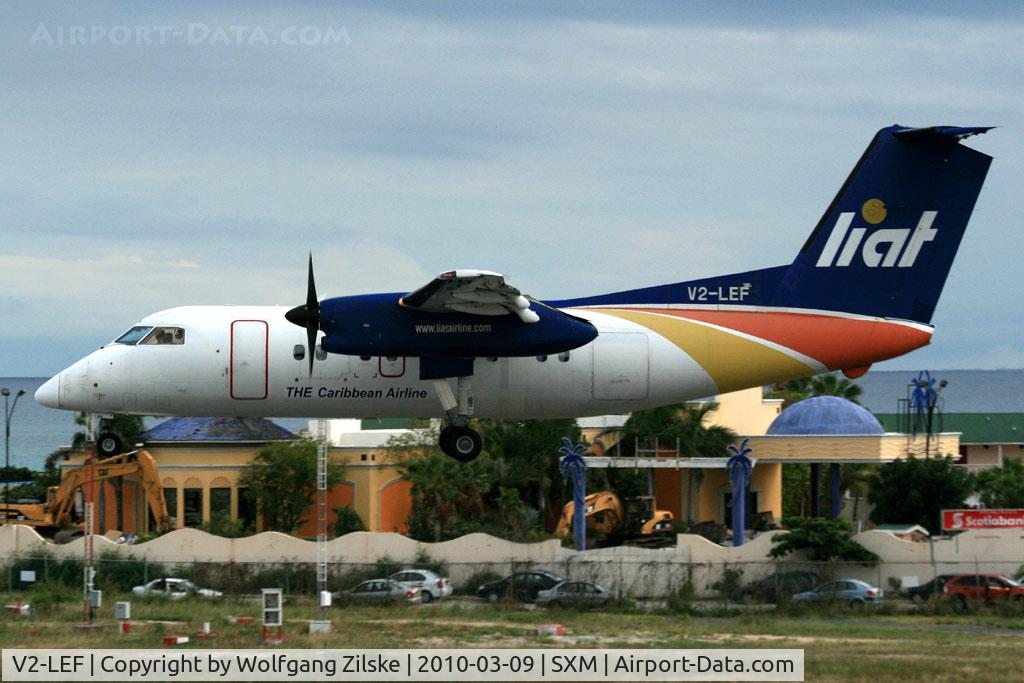 V2-LEF, 1989 De Havilland Canada DHC-8-103 Dash 8 C/N 144, visitor