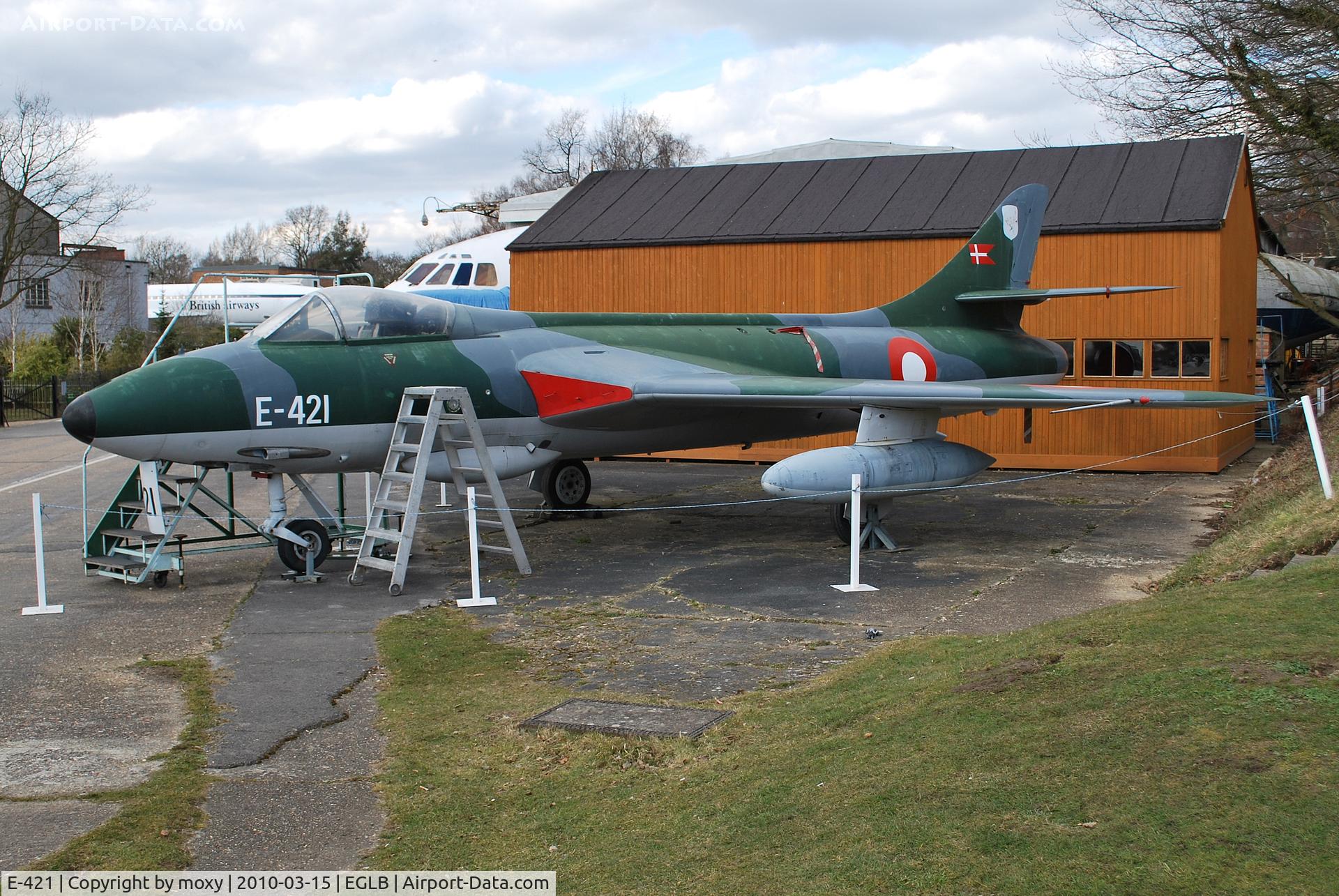 E-421, Hawker Hunter F.51 C/N 41H/680280, Hawker Hunter F MK51 at Brooklands