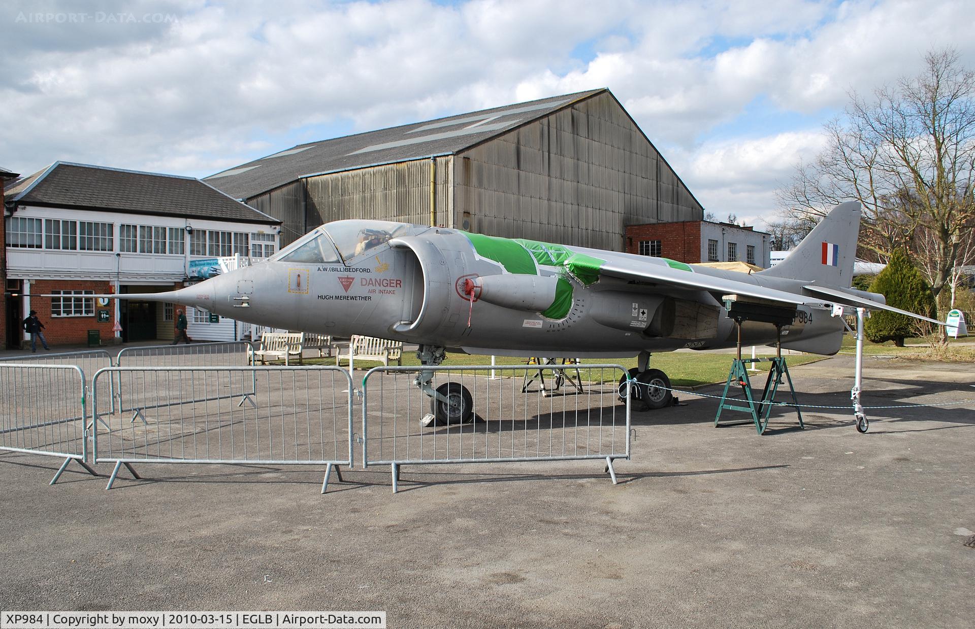 XP984, 1964 Hawker Siddeley P.1127 C/N P-06, Hawker P1127 c/n P-06 precursor of the Harrier at Brooklands