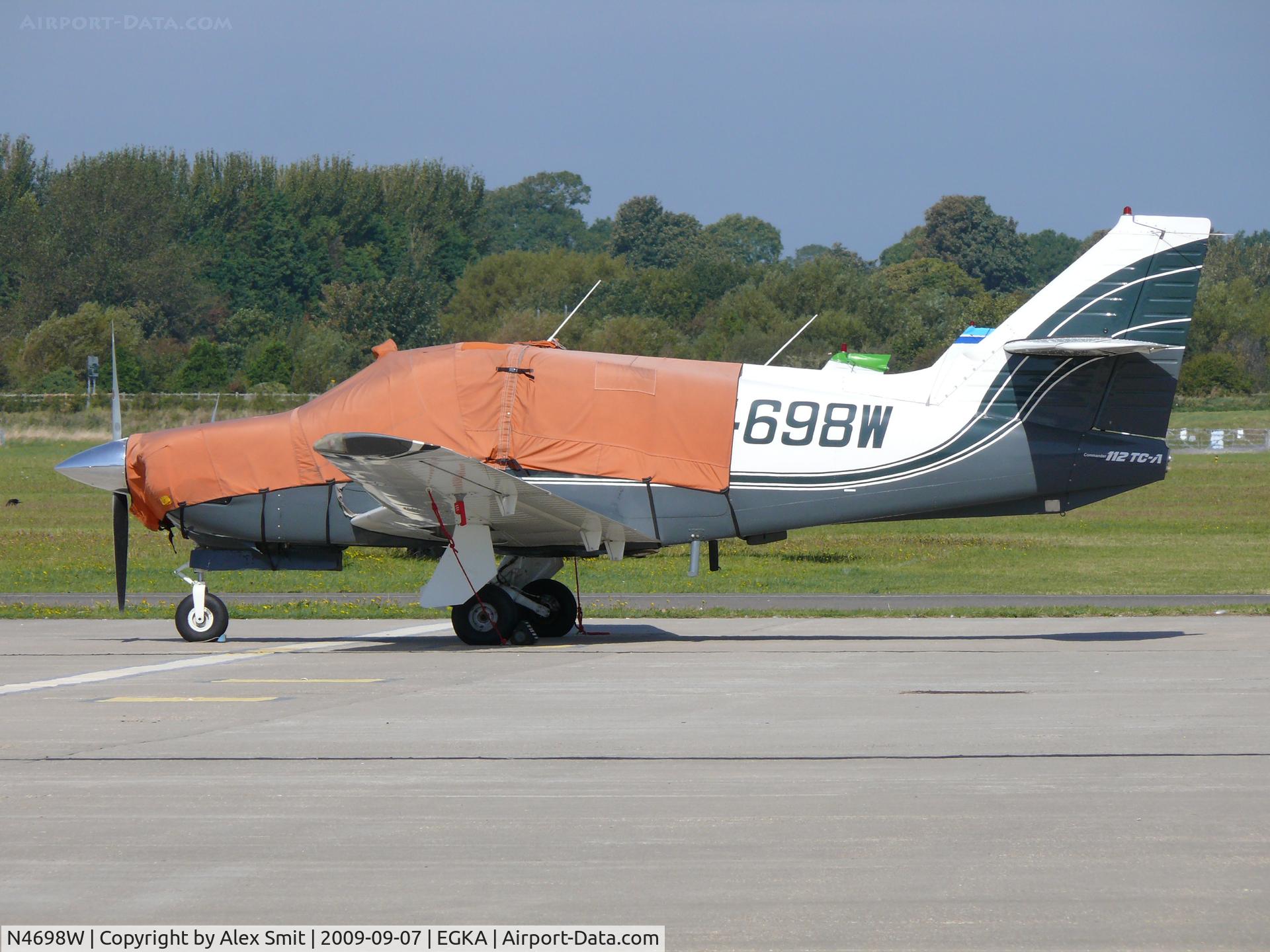 N4698W, 1978 Rockwell International 112TCA Commander C/N 13274, Rockwell RC112TCA Commander N4698W