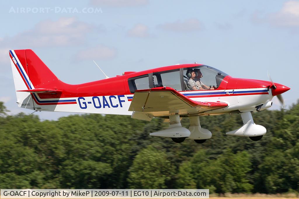G-OACF, 2003 Robin DR-400-180 Regent Regent C/N 2534, About to land on r/w 11 at Breighton.