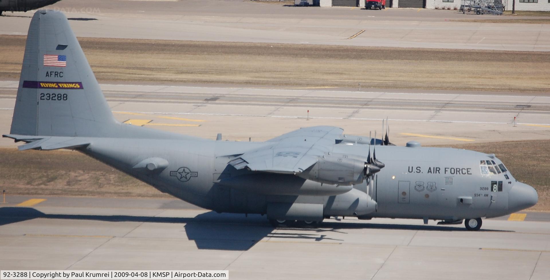 92-3288, 1992 Lockheed C-130H Hercules C/N 382-5353, C-130