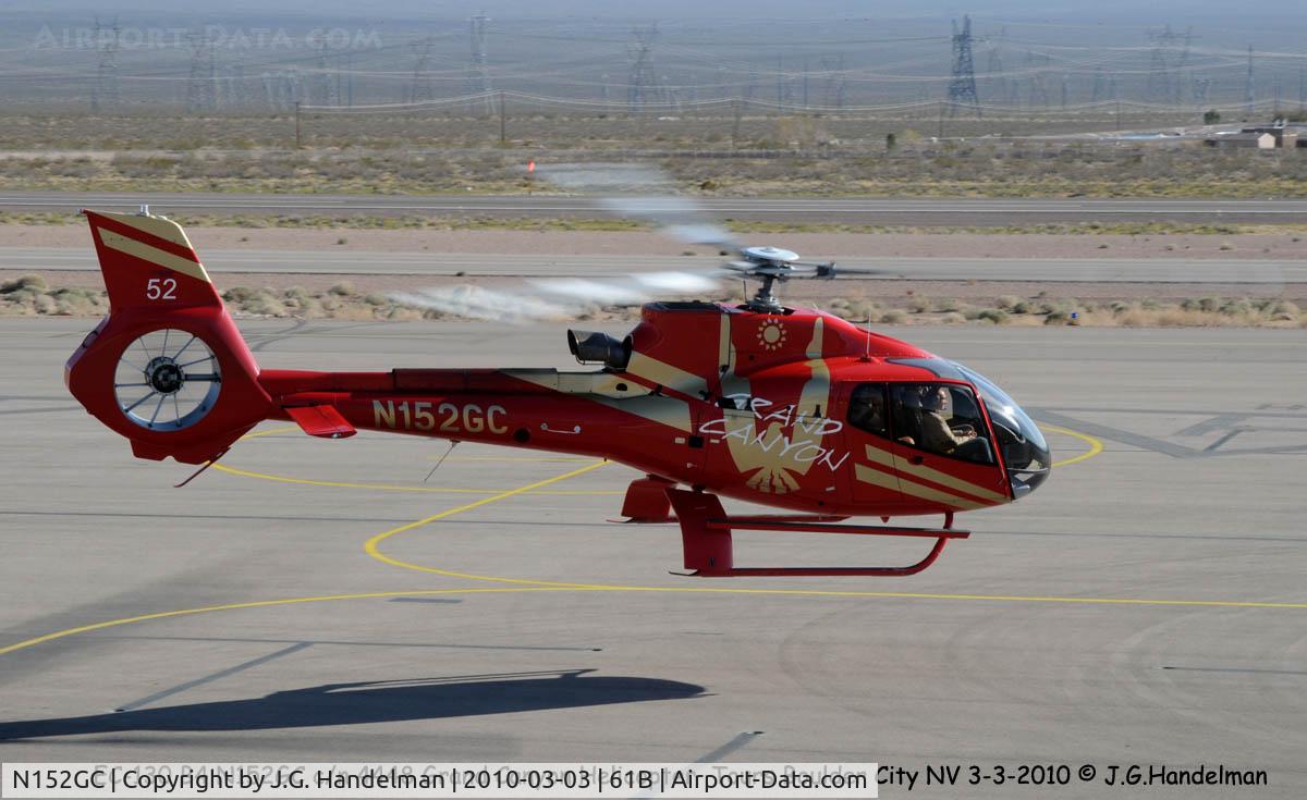 N152GC, 2008 Eurocopter EC-130B-4 (AS-350B-4) C/N 4448, take off at Boulder City NV
