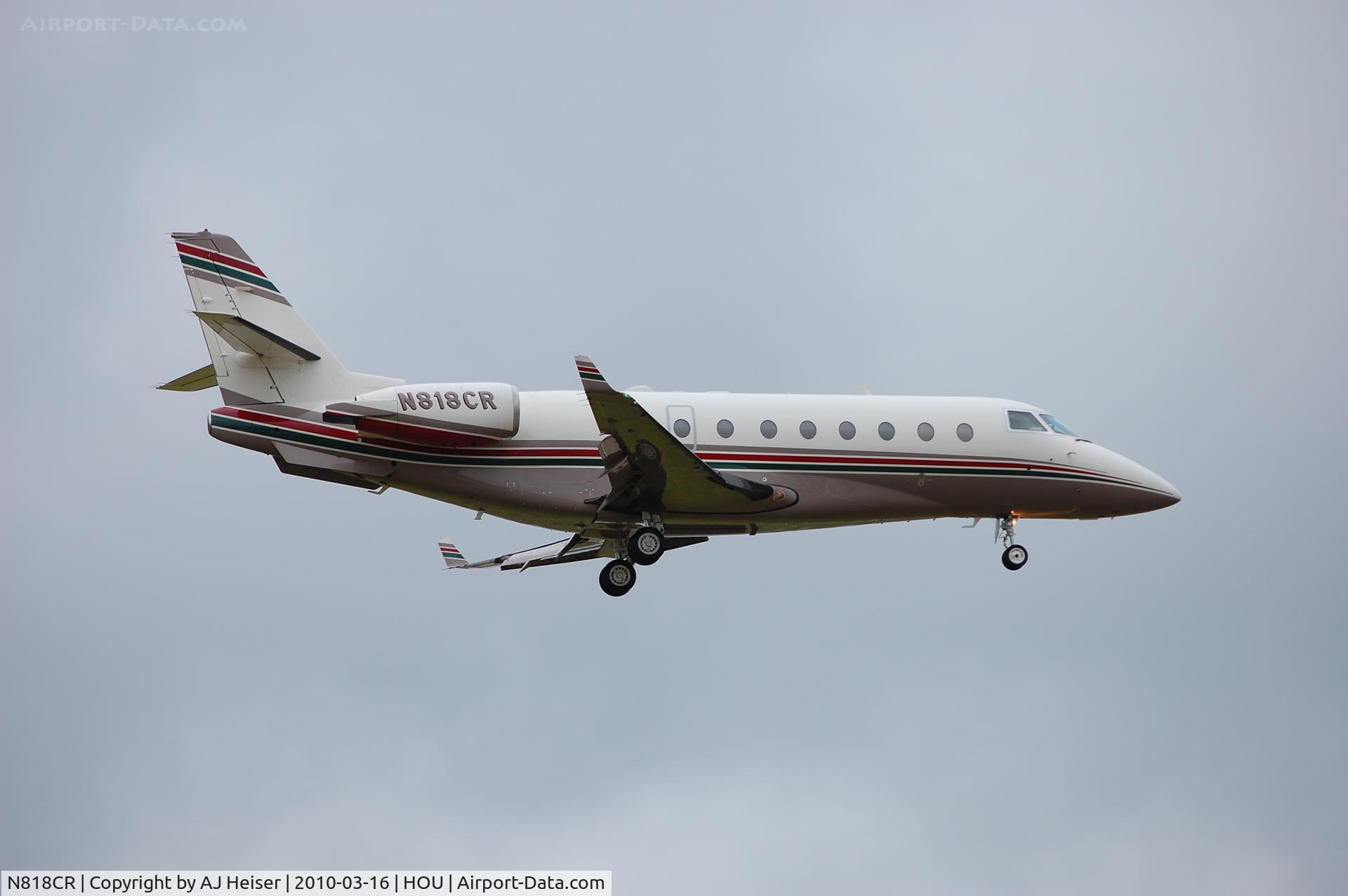 N818CR, 2000 Israel Aircraft Industries IAI-1126 Galaxy C/N 024, Over the numbers rwy 12R
