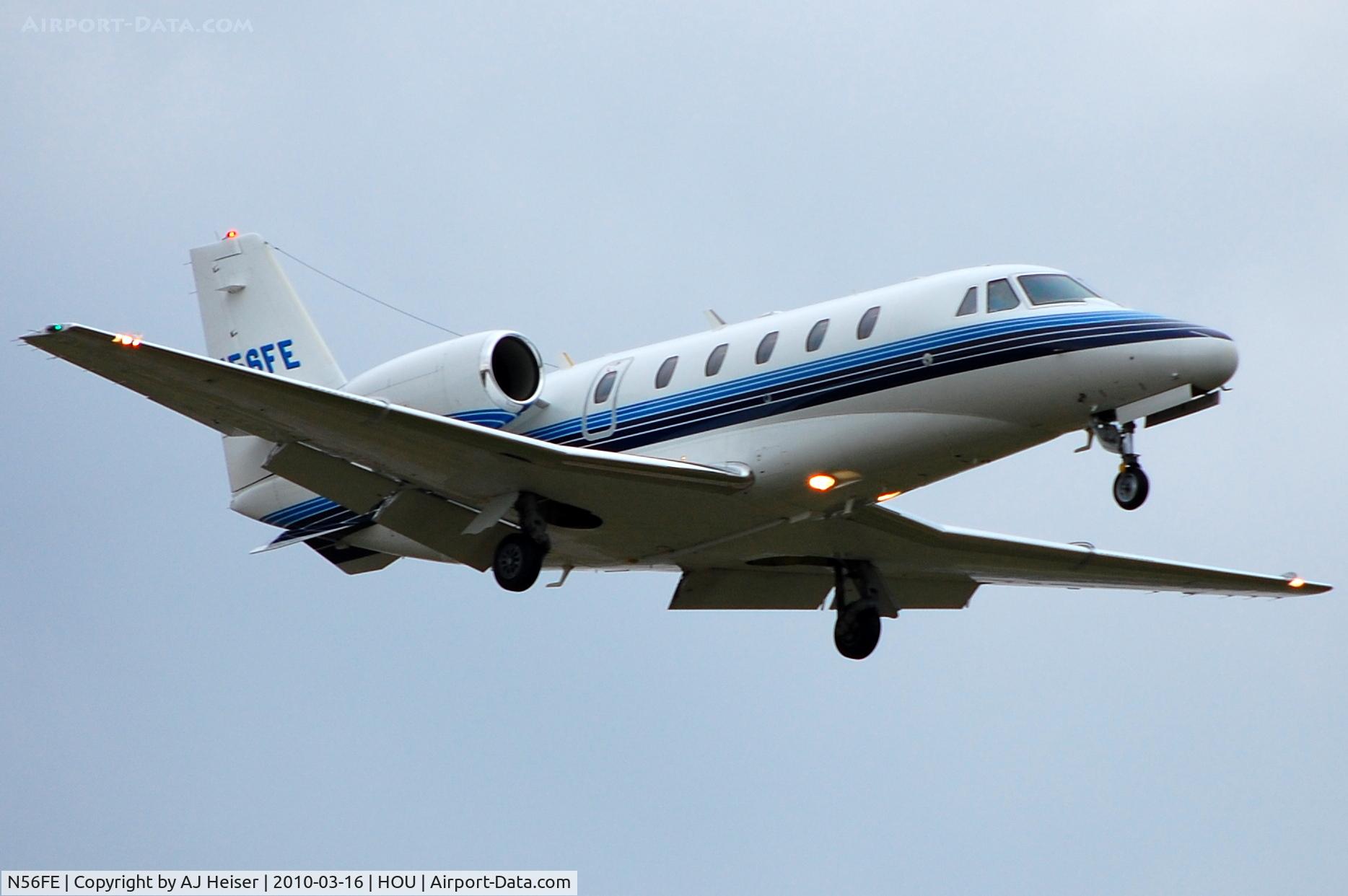 N56FE, 2002 Cessna 560XL C/N 560-5250, Short final 12R