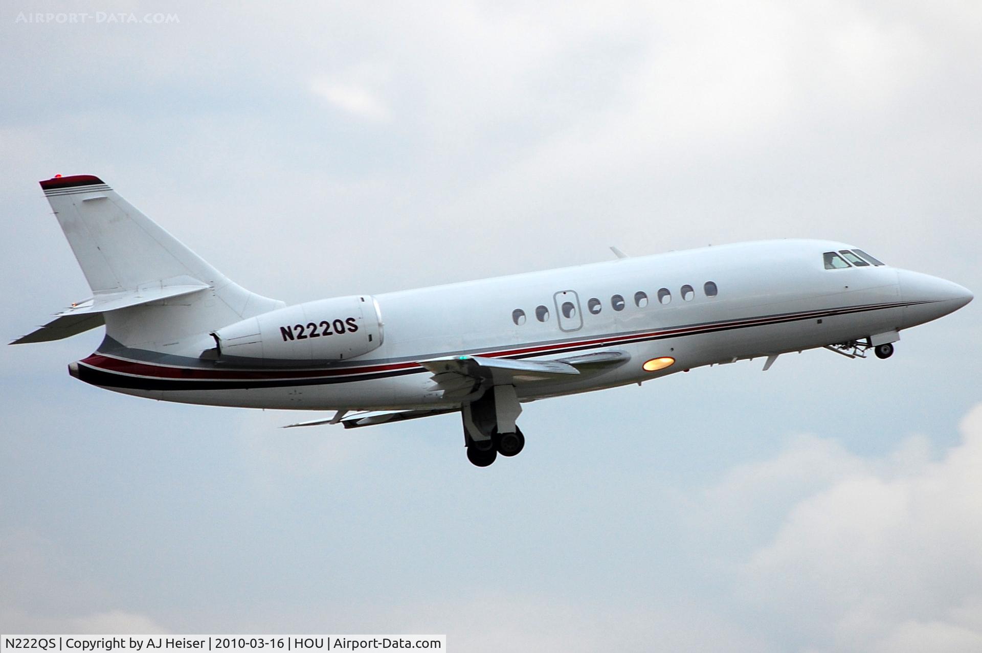 N222QS, 2000 Dassault Falcon 2000 C/N 122, Takeoff rwy 12R