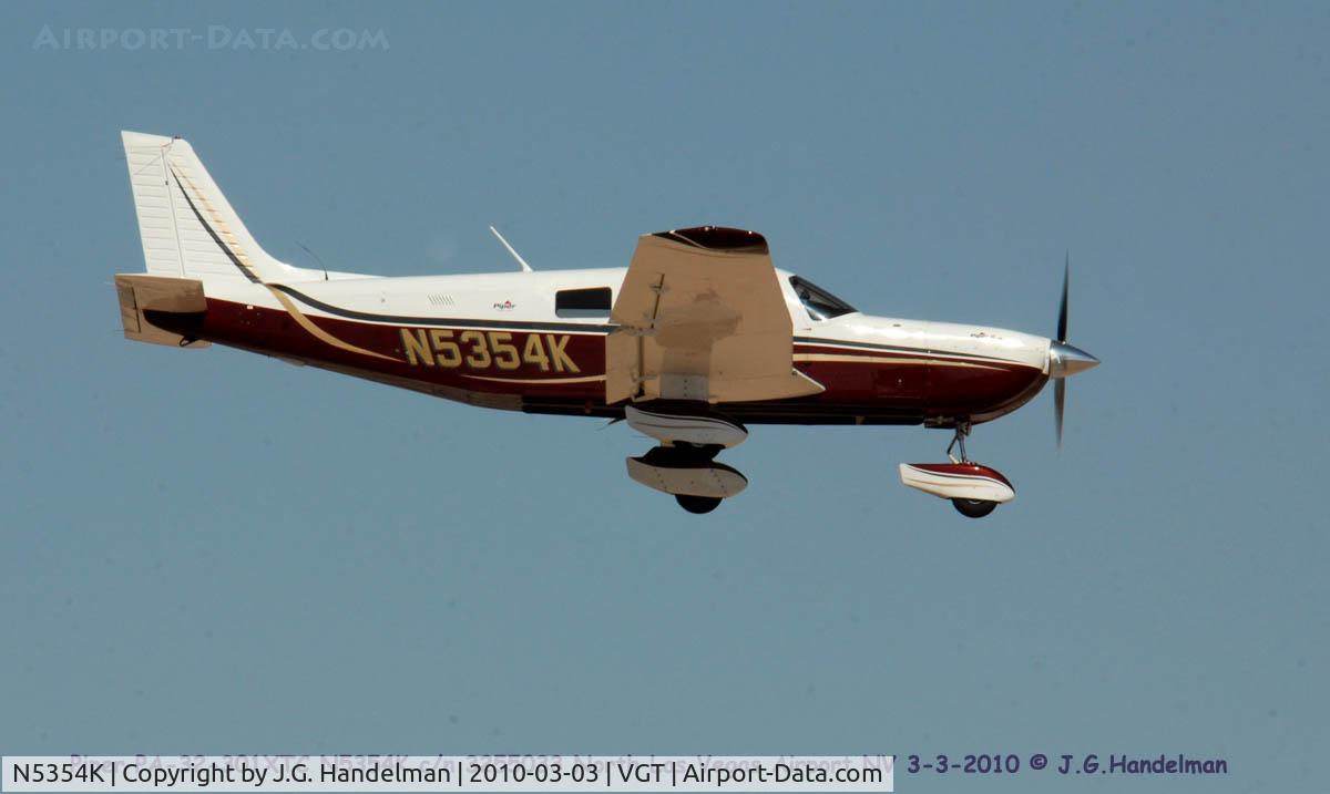 N5354K, 2005 Piper PA-32-301XTC Saratoga C/N 3255033, Landing at North Las Vegas Airport