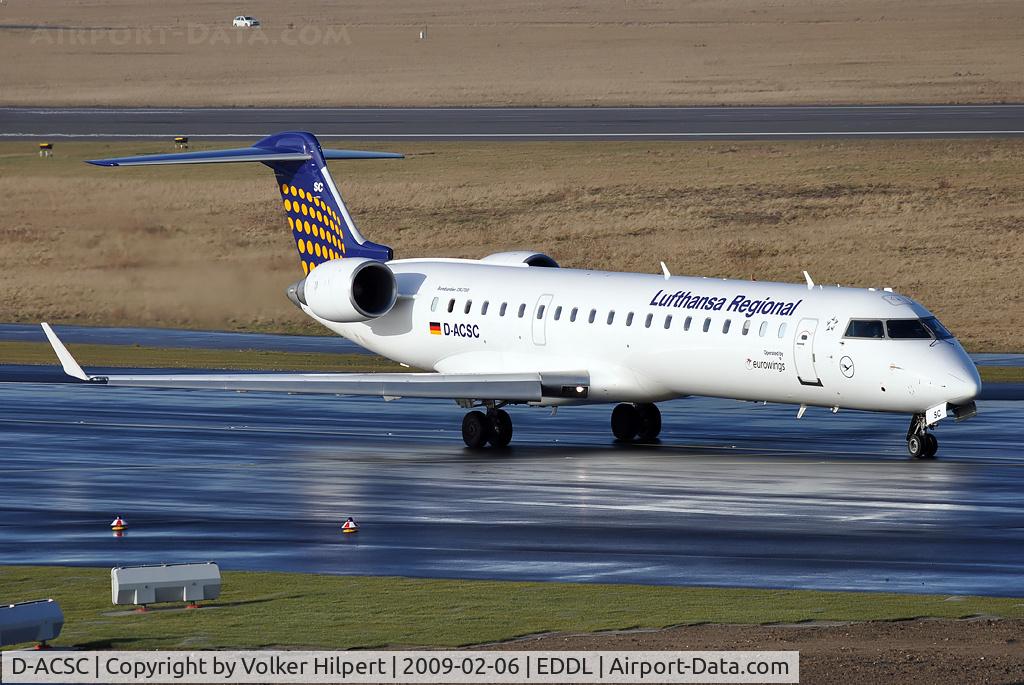 D-ACSC, Canadair CRJ-700 (CL-600-2C10) Regional Jet C/N 10039, at Dus