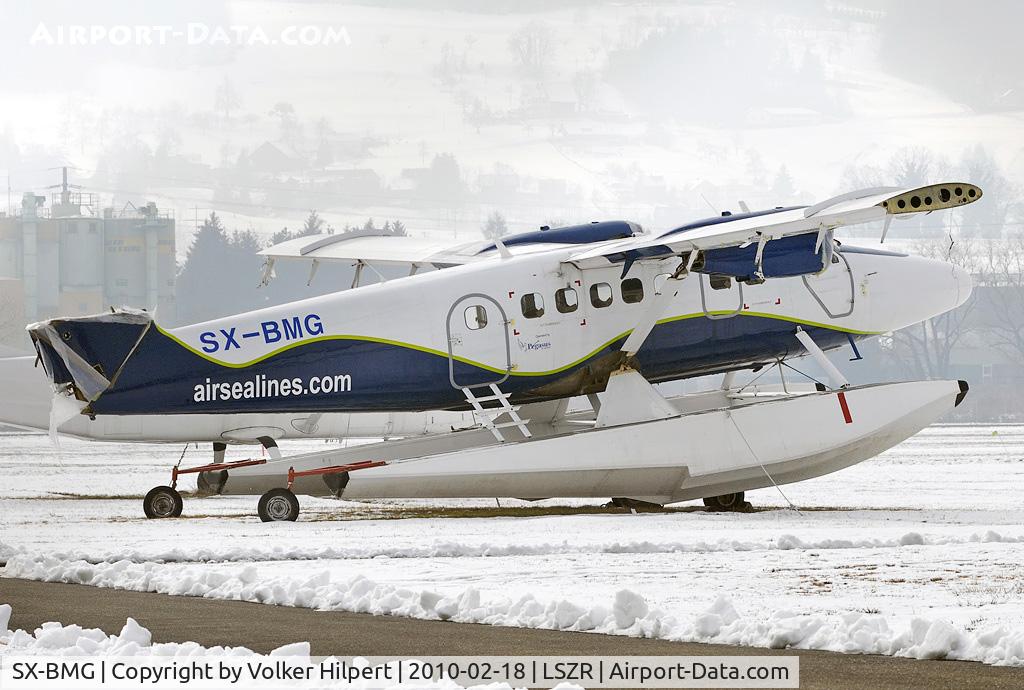 SX-BMG, 1973 De Havilland Canada DHC-6-300 Twin Otter C/N 375, stored at ach