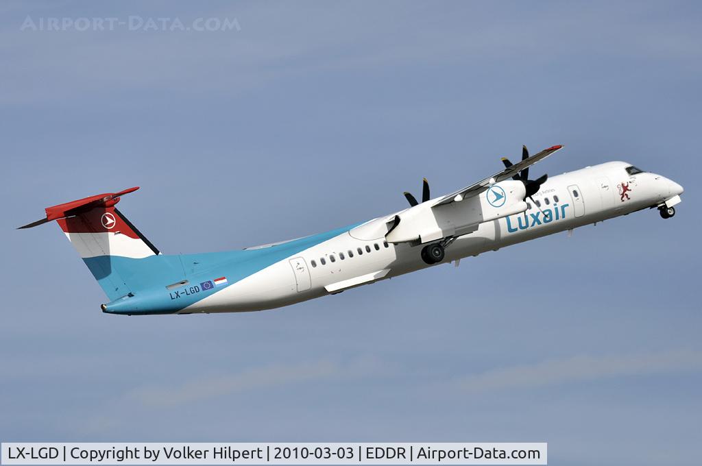 LX-LGD, 2007 De Havilland Canada DHC-8-402Q Dash 8 C/N 4171, at scn