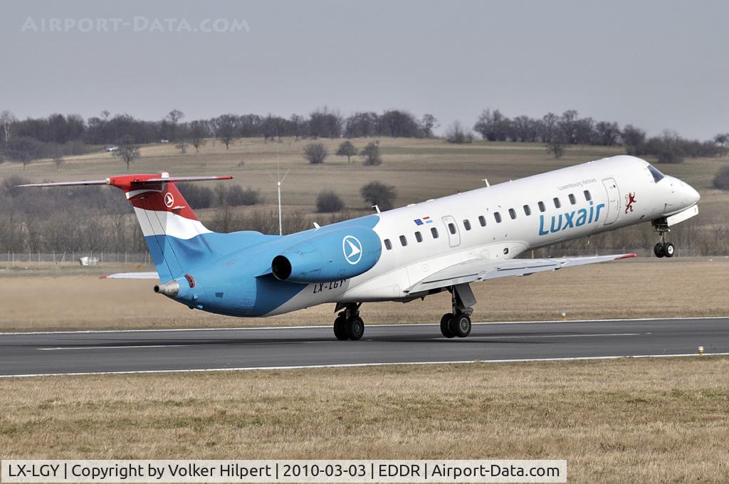 LX-LGY, 2000 Embraer EMB-145LU (ERJ-145LU) C/N 145242, Luxair