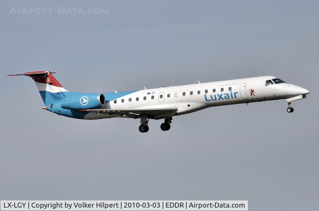 LX-LGY, 2000 Embraer EMB-145LU (ERJ-145LU) C/N 145242, Luxair