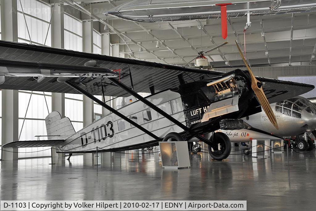 D-1103, Dornier Do B Merkur Replica C/N 88, at Dornier Museum