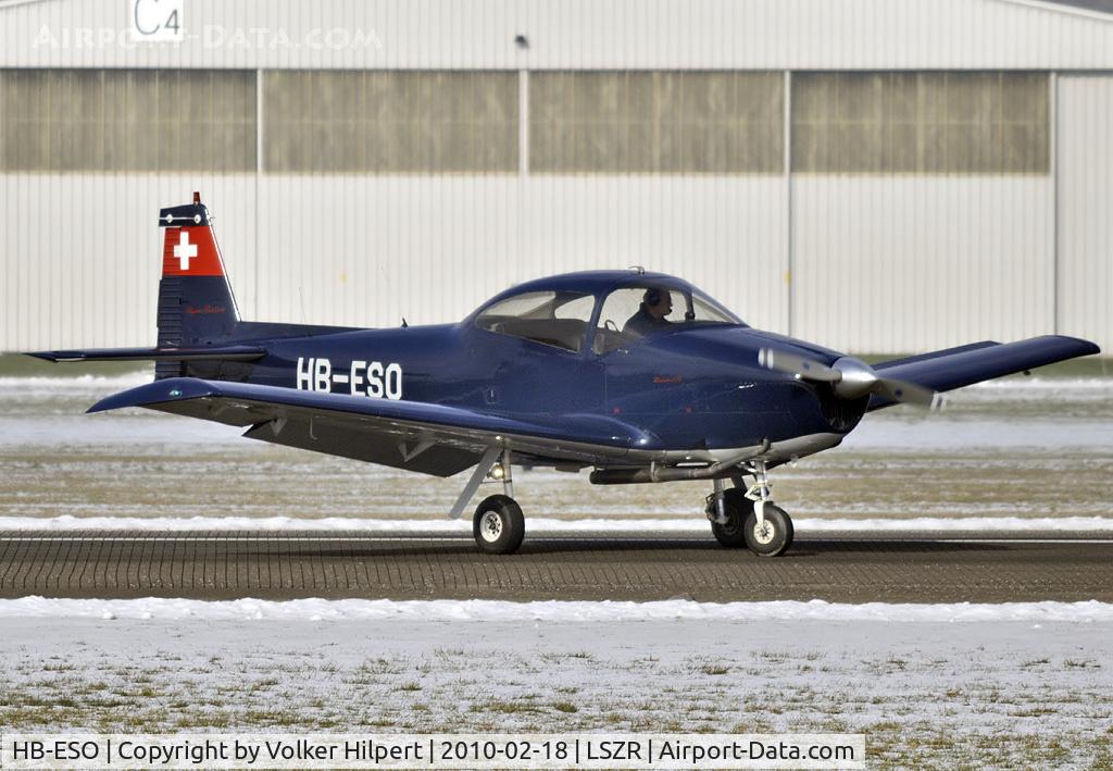 HB-ESO, 1948 Ryan Navion A C/N NAV-4-1361, at ach