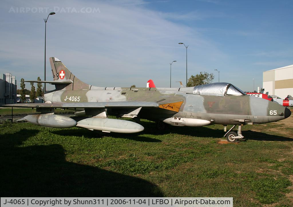 J-4065, Hawker Hunter F.58 C/N 41H-697432, Preserved @ Old Wings Association